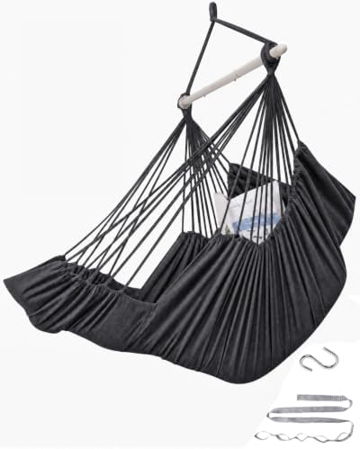 ADVOKAIR Hammock Chair Swing 500lbs Steel Bar Multi-Size Bedroom&Porch